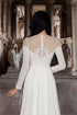 Stunning long train bridal ao dai