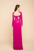 Modern cut-out embroidered ao dai