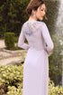Delicate beading modern party ao dai - Sale