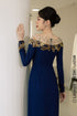 Modern party Ao dai with sparkly beaded design
