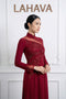 Sophisticated Crimson Áo Dài for Special Occasions