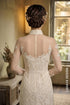 Elegant Ivory Floral Lace Bridal Ao Dai - LAD407