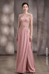 Sophisticated Dusty Rose Hand-Beaded Ao Dai