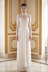 Elegant White Lace Wedding Áo Dài – Modern Sophistication