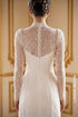 Elegant White Lace Wedding Áo Dài – Modern Sophistication