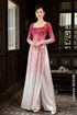 Elegant Ombre Sequin Modern Ao Dai