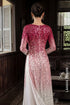 Elegant Ombre Sequin Modern Ao Dai