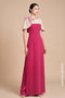 Modern Fuchsia Pink Ao Dai with Beaded Cape Overlay