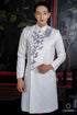Men's ao dai with embroidery patterns