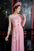 Sweet red - pink couple wedding ao dai