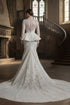 The opulent beaded illusion bridal gown