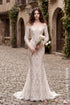 Sophisticated Off-the-Shoulder Lace Mermaid Wedding Dress