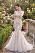 Enchanted Garden Floral Mermaid Wedding Dress