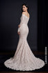 Exquisite Off-the-Shoulder Lace Mermaid Wedding Dress with Long Sleeves