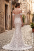 Luminous Off-the-Shoulder Sequin Mermaid Dress