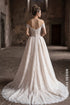 Scalloped Off-the-Shoulder Lace Ballgown