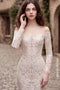 Sophisticated Off-the-Shoulder Lace Mermaid Wedding Dress
