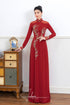 Impressive beaded modern ao dai