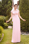 Lovely pink short sleeves bridal ao dai