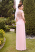 Lovely pink short sleeves bridal ao dai