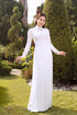 Elegant couple wedding ao dai patterns