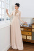 Delicate cut out beaded ao dai