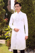 Modern ao dai with embroidery lace design - sale