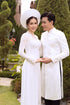 Men's ao dai with lace design - sale