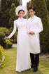 Sweet couple wedding ao dai
