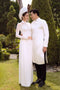 Modern patterns couple wedding ao dai