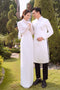 Elegant couple wedding ao dai patterns