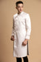 White men's ao dai beaded
