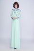 Elegant turquoise party ao dai