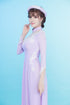Modern cut out sleeves ao dai
