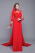 Stunning cut out modern ao dai
