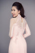 Long sleeves applique illusion ao dai