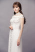 Modern ao dai with embroidery embellished