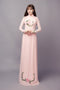 Lovely pastel embroidered ao dai