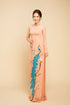 Peacock handcrafted embroidered ao dai
