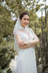 White girly ao dai beaded