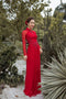Luxurious sequin ao dai with beading
