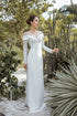 White gentle ao dai with exquisite beaded
