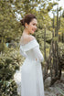 White gentle ao dai with exquisite beaded