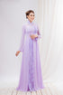 Sweet lavender party ao dai