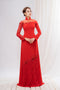 Red modern sleeves wedding ao dai