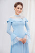 Blue long sleeves ao dai for party