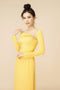 Round neck modern beaded ao dai