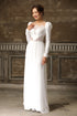 Modern cut out ao dai with laces