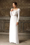 Modern cut out ao dai with laces - Sale