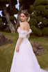 Off shoulder wedding gown S